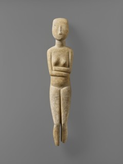 Female Figure with Missing Feet; Possibly the Kontoleon Master, Cycladic, active 2700 - 2600 B.C., Cyclades, Greece; 2700–2600