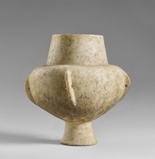 Storage Jar with a Pedestal Foot; Attributed to Kandila Sculptor B, Cycladic, active about 3000 - 2800 B.C., Cyclades, Greece