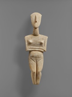 Pregnant Female Figure; Attributed to the Schuster Master, Cycladic, active about 2400 B.C., Cyclades, Greece; about 2400 B.C