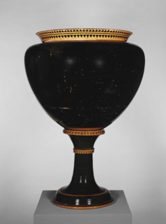 Vessel with Battle Scenes and Ships; Circle of the Antimenes Painter, Greek, Attic, active 530 - 510 B.C., Athens, Greece