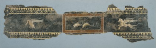 Fresco fragment; Italy; about 70; Fresco; 40 x 450 cm, 15 3,4 x 177 3,16 in