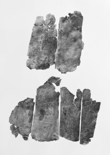 Lamella Fragment, comprised of 6 unjoined fragments, Selinunte, Sicily, Italy; 4th century B.C; Lead