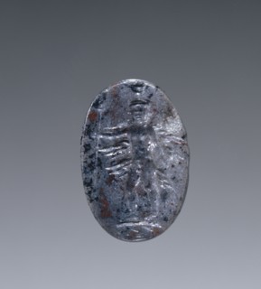 Engraved Gem; Italy; 2nd century; Banded Agate; 1.1 x 0.7 x 0.2 cm, 7,16 x 1,4 x 1,16 in