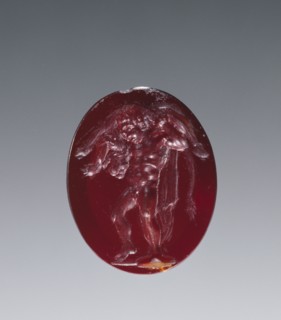 Engraved Gem; Italy; 1st - 2nd century; Red Carnelian; 1.1 x 0.9 cm, 7,16 x 3,8 in