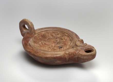 Lamp, South Anatolia, Anatolia; 1st century B.C. - 4th century A.D; Terracotta; 3.4 x 10.4 x 15.4 cm, 1 5,16 x 4 1,8 x 6 1,16 in