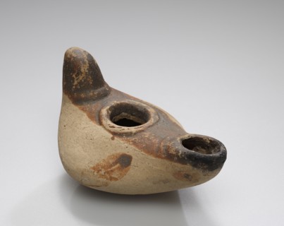 Lamp, Asia Minor; 1st - 4th century; Terracotta; 3 x 5.2 x 8 cm, 1 3,16 x 2 1,16 x 3 1,8 in