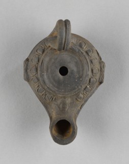 Lamp, Anatolia; 1st century B.C. - 1st century A.D; Terracotta; 2.7 × 6.5 × 10 cm, 1 1,16 × 2 9,16 × 3 15,16 in