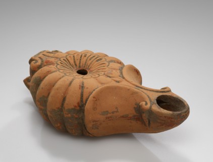 Lamp, Central Anatolia, Anatolia; 1st century B.C; Terracotta; 4 × 6.8 × 12.5 cm, 1 9,16 × 2 11,16 × 4 15,16 in