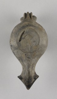 Lamp, South Anatolia, Anatolia; 1st century B.C. - 4th century A.D; Terracotta; 4.5 x 7.8 x 16.5 cm, 1 3,4 x 3 1,16 x 6 1,2 in