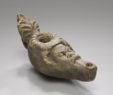 Lamp, Asia Minor; 1st century B.C. - 4th century A.D; Terracotta; 4.5 × 5 × 12.3 cm, 1 3,4 × 1 15,16 × 4 13,16 in