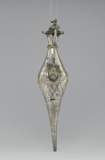 Spouted Jar with Satyr Heads; Roman Empire; 400–600; Gilded silver; 37.9 × 15 × 8.8 cm, 14 15,16 × 5 7,8 × 3 7,16 in