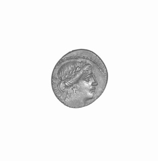 Denarius; Rome, Lazio Italy; 1st century B.C; Silver; 0.0039 kg, 0.0086 lb