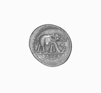 Denarius; Rome, Lazio Italy; 1st century B.C; Silver; 0.004 kg, 0.0088 lb