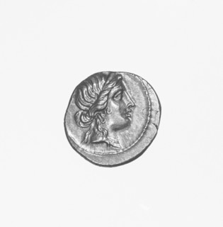 Denarius; Rome, Lazio Italy; 1st century B.C; Silver; 0.0039 kg, 0.0086 lb