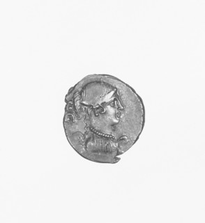 Denarius; Rome, Lazio Italy; 1st century B.C; Silver; 0.0036 kg, 0.0079 lb