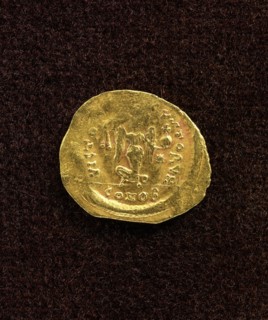 Coin; Constantinople, Asia Minor; 525 - 565; Gold