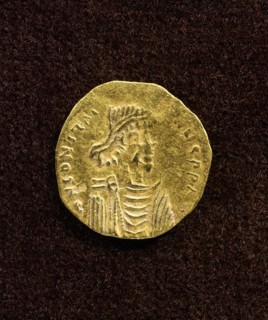 Coin; Constantinople, Asia Minor; 641 - 668; Gold