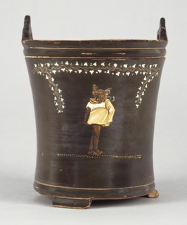 Vessel with a Comic Actor; Attributed to the Workshop of the Konnakis Painter, Greek, Gnathia, active about 375 - 350 B.C