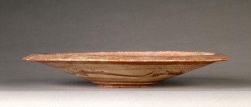 Plate with Birds; Attributed to the Heron Class, Etruscan, active 680 - 660 B.C., Caere, Etruria; 680 - 670 B.C; Terracotta