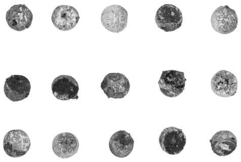 Trebizond Coin; about 13th century; Silver, Byzantine Coinage of the empire of Trebizonds