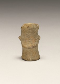 Standing Abstract Figure; Thessaly?, Greece; 6th - 5th millennium B.C; Terracotta; 6.4 x 3.8 x 2.4 cm, 2 1,2 x 1 1,2 x 15,16 in