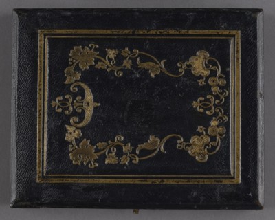 Seth Eastman at Dighton Rock; Horatio B. King, American, 1820 - 1889, July 7, 1853; Daguerreotype