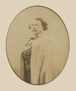 Self-portrait; Nadar, Gaspard Félix Tournachon, French, 1820 - 1910, about 1854; Salted paper print; 20.2 x 16 cm
