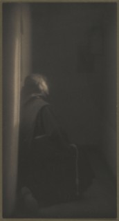 Kneeling Monk at Prayer , Vita Mystica; Fred Holland Day, American, 1864 - 1933, about 1900 - 1905; Gum bichromate print