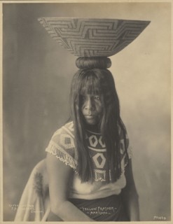 Yellow Feather, Maricopa; Adolph F. Muhr, American, died 1913, Frank A. Rinehart, American, 1861 - 1928, 1899; Platinum print