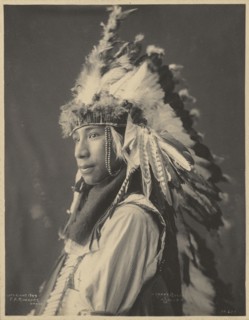 Crazy Bull, Sioux; Adolph F. Muhr, American, died 1913, Frank A. Rinehart, American, 1861 - 1928, 1899; Platinum print