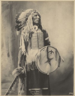 Swift Dog, Sioux; Adolph F. Muhr, American, died 1913, Frank A. Rinehart, American, 1861 - 1928, 1898; Platinum print