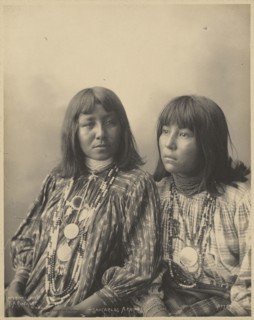 Brushing Against and Little Squint Eyes, San Carlos Apaches; Adolph F. Muhr, American, died 1913, Frank A. Rinehart, American