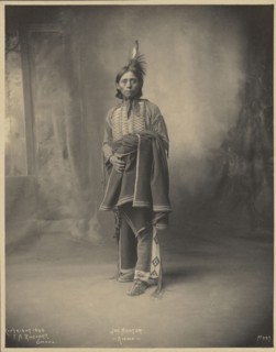 Joe Hunter, Kiowa; Adolph F. Muhr, American, died 1913, Frank A. Rinehart, American, 1861 - 1928, 1898; Platinum print