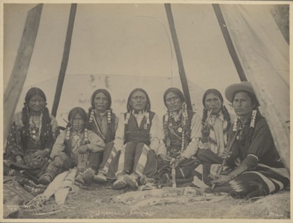 Jicarilla, Apaches; Adolph F. Muhr, American, died 1913, Frank A. Rinehart, American, 1861 - 1928, 1899; Platinum print