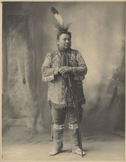 Yellow Smoke, Omaha; Adolph F. Muhr, American, died 1913, Frank A. Rinehart, American, 1861 - 1928, 1899; Platinum print
