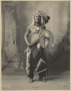 High Bear, Sioux; Adolph F. Muhr, American, died 1913, Frank A. Rinehart, American, 1861 - 1928, 1898; Platinum print