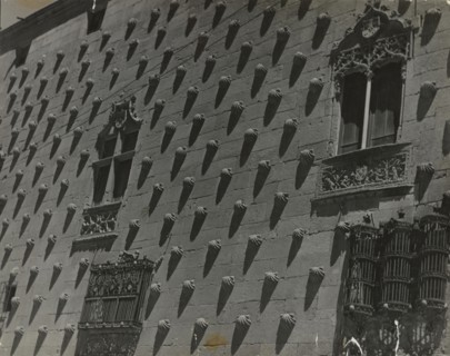 La Casa de las Conchas, Salamanca; Georg Reisner, German, 1911 - 1940, Salamanca, Spain; about 1937; Gelatin silver print