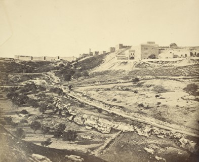 The Valley of the Son of Hinnom; James Robertson, English, 1813 - 1888, Felice Beato, 1832 - 1909