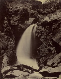 Rainbow Falls, Ute Pass, Manitou Springs, Colorado; William Henry Jackson, American, 1843 - 1942, about 1900; Albumen silver