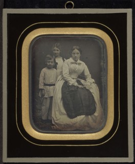 The deRegny Children and Their Nanny; Jean-Gabriel Eynard, Swiss, 1775 - 1863, about 1846; Daguerreotype