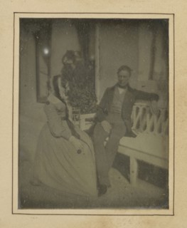 Portrait of Anna de Westphalen and her husband; Jean-Gabriel Eynard, Swiss, 1775 - 1863, about 1846; Daguerreotype