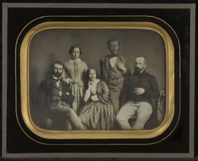 Charles and Sophie Eynard and Their Children; Jean-Gabriel Eynard, Swiss, 1775 - 1863, about 1856; Daguerreotype