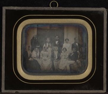 Group portrait of twelve members of the Circle of Eynard-Lullin; Jean-Gabriel Eynard, Swiss, 1775 - 1863, 1849; Daguerreotype