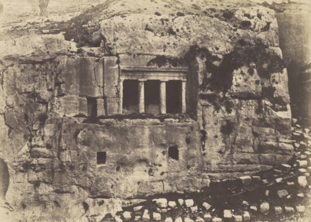 Jérusalem. Vallée de Josaphat. Tombeau de Saint Jacques; Auguste Salzmann, French, 1824 - 1872, Louis Désiré Blanquart-Evrard