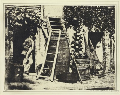 Man with Garden Implements; Alphonse-Louis Poitevin, French, 1819 - 1882, 1855; Photolithograph; 20.8 × 27.1 cm