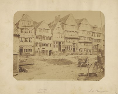 European town; Waldemar Fuchs, German, active Italy 1890s, late 19th century; Albumen silver print