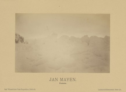 Jan Mayen, Packeis;, Linienschiffs-Lieutenant, Richard Basso, German ?, active 1882 - 1883, Jan Mayen, Norway; 1882 - 1883