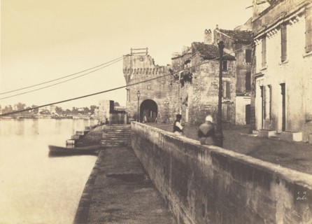The Gate of the Chestnuts, Arles; Charles Nègre, French, 1820 - 1880, Arles, France; 1852; Salted paper print from a paper