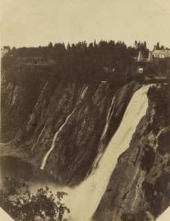 Waterfall; Silas A. Holmes, American, 1820 - 1886, New York, United States; about 1850 - 1860; Albumenized salt print