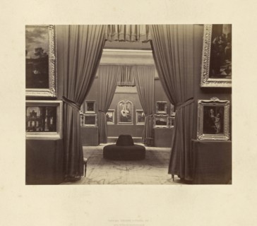 Art Exhibition; Robert Jefferson Bingham, British, 1824 - 1870, Paris, France; 1869; Albumen silver print